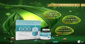 Viên uống trắng da Glutathione 600