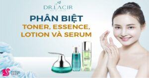 Phân biệt sự khác nhau giữa toner, essence, lotion và serum